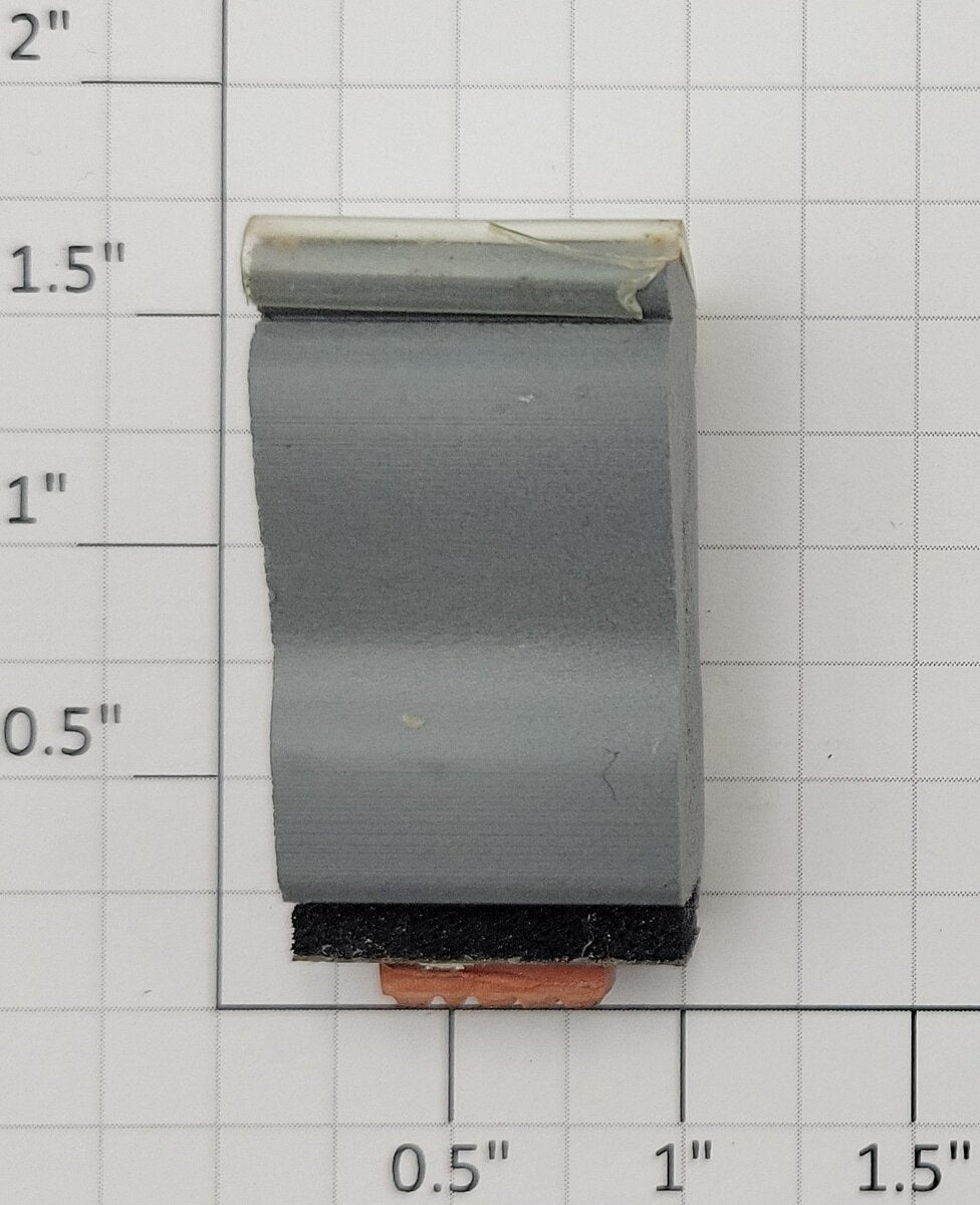 Lionel RS-2231T Tender Frame Underside Rubber Stamp #2231T