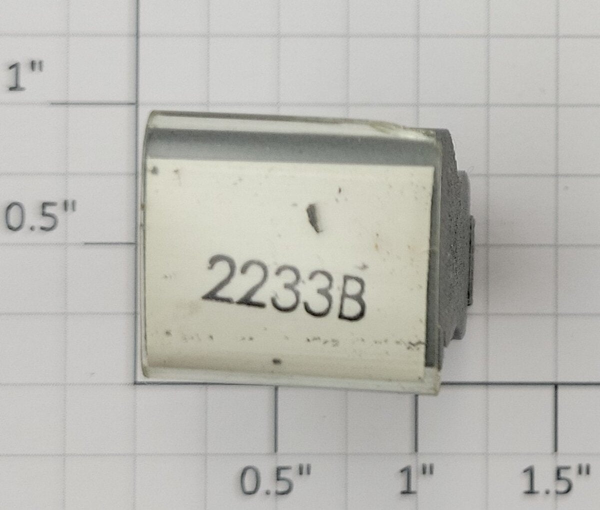 Lionel RS-2233B Tender Frame Underside Rubber Stamp #2233B