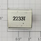 Lionel RS-2233T Tender Frame Underside Rubber Stamp #2233T