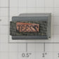 Lionel RS-2233T Tender Frame Underside Rubber Stamp #2233T
