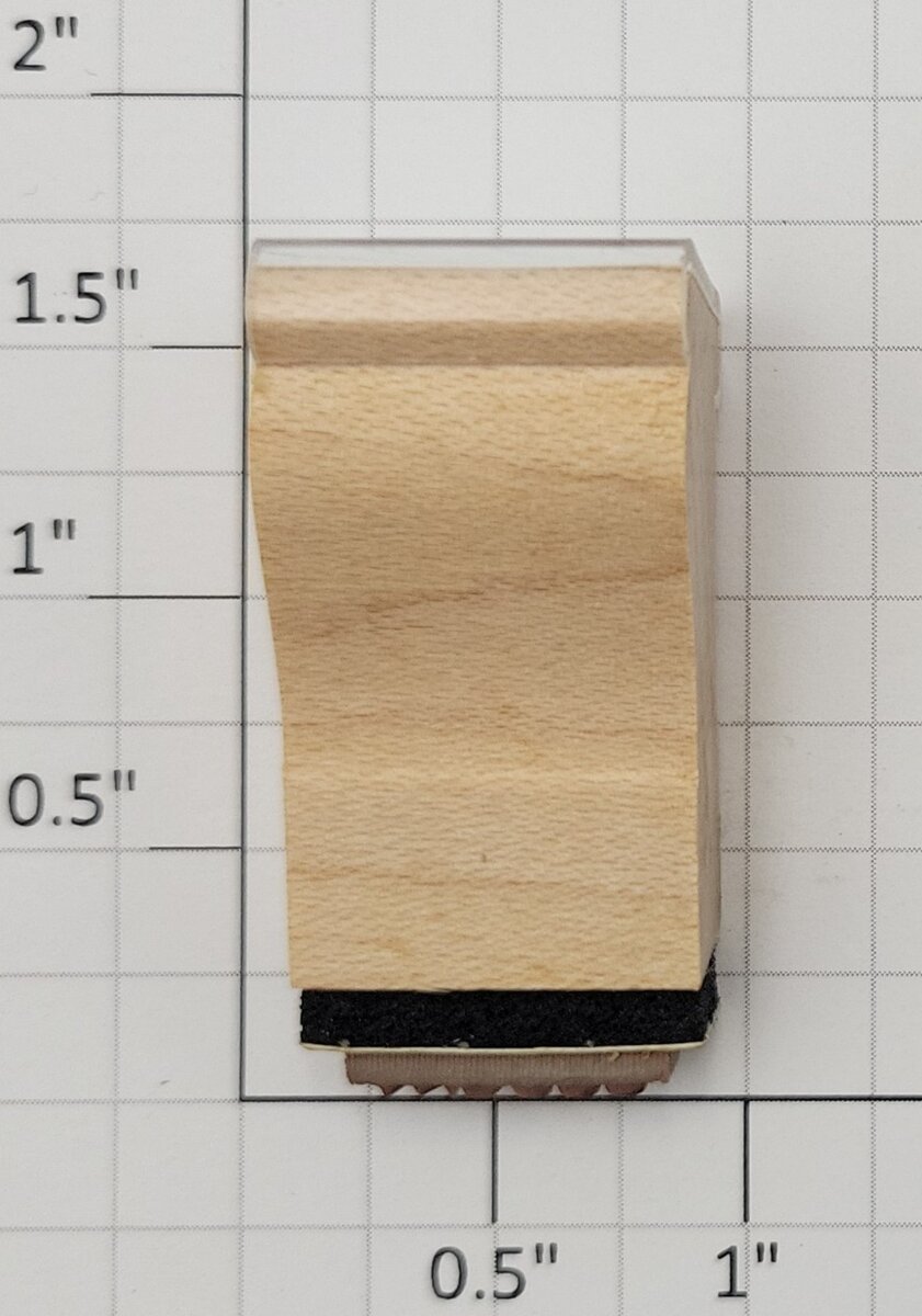 Lionel RS-2235W Tender Frame Underside Rubber Stamp #2235W