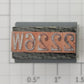 Lionel RS-2226W Tender Frame Underside Rubber Stamp #2226W