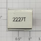 Lionel RS-2227T Tender Frame Underside Rubber Stamp #2227T