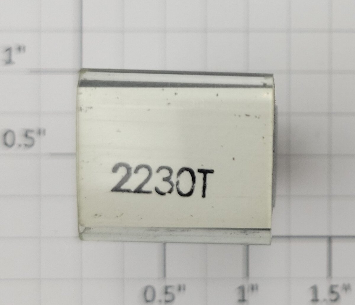 Lionel RS-2230T Tender Frame Underside Rubber Stamp #2230T