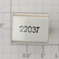 Lionel RS-2203T Tender Frame Underside Rubber Stamp #2203T