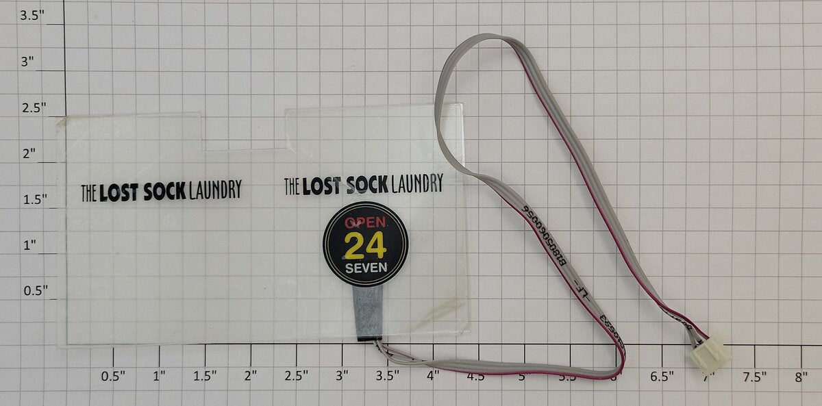 MTH HH-5230017 Railking 3-Story Building "Lost Sock Laundry" Blinking Sign