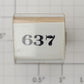 Lionel RS-637 Steam Locomotive Rubber Stamp #637