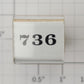 Lionel RS-736 Steam Locomotive Rubber Stamp #736
