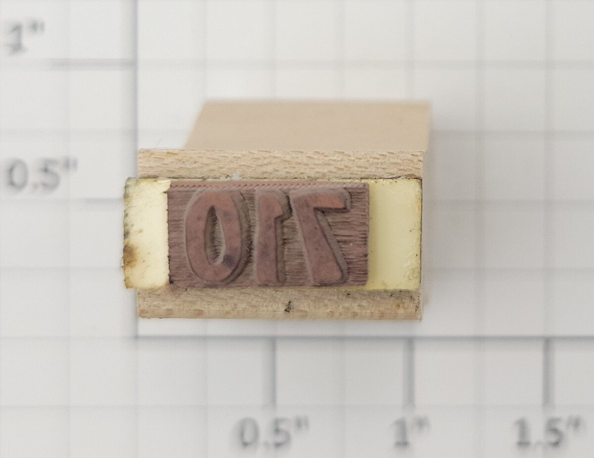 Lionel RS-710 Pullman Passenger Car Rubber Stamp #710