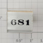 Lionel RS-681 Steam Locomotive Rubber Stamp #681
