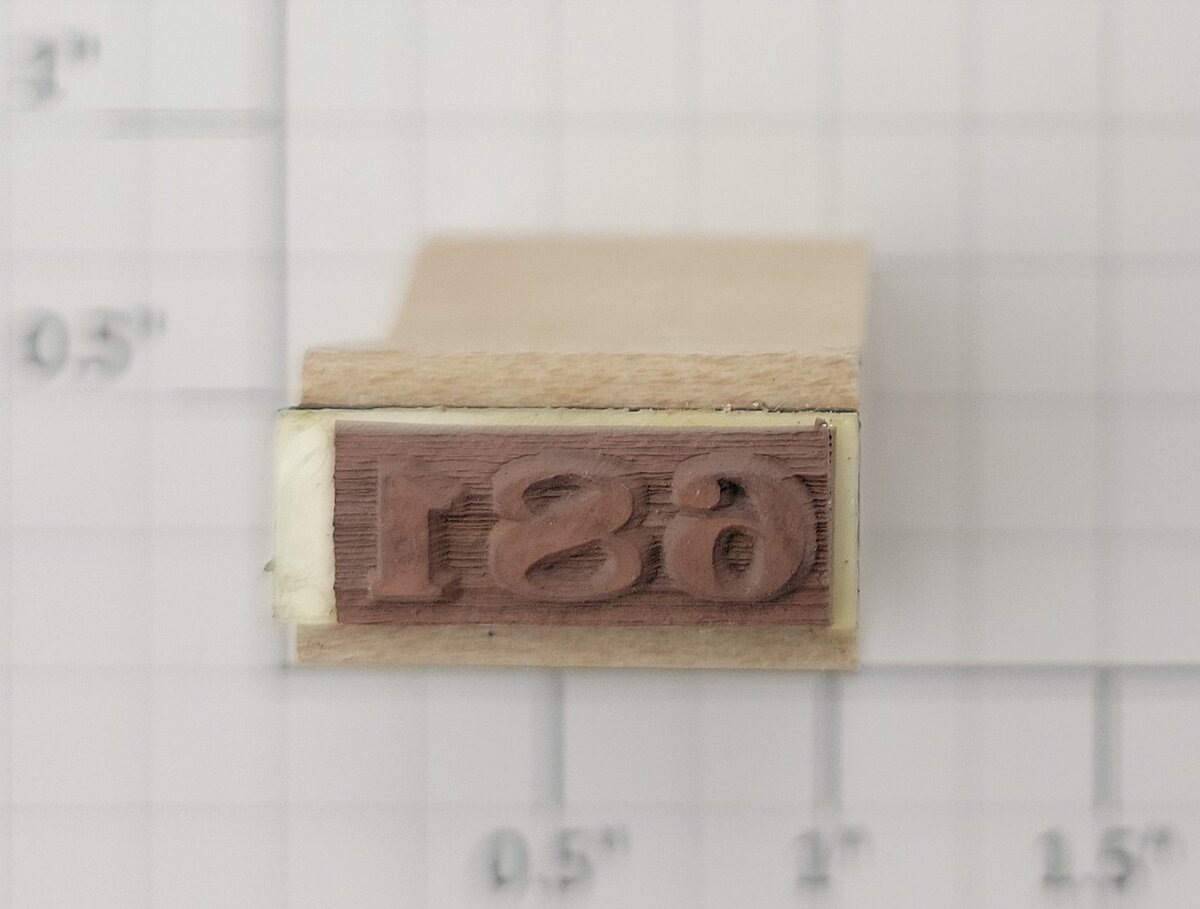 Lionel RS-681 Steam Locomotive Rubber Stamp #681