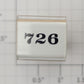 Lionel RS-726 Steam Locomotive Rubber Stamp #726