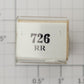 Lionel RS-726RR Steam Locomotive Rubber Stamp #726RR