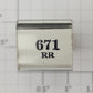 Lionel RS-671RR Steam Locomotive Rubber Stamp #671RR