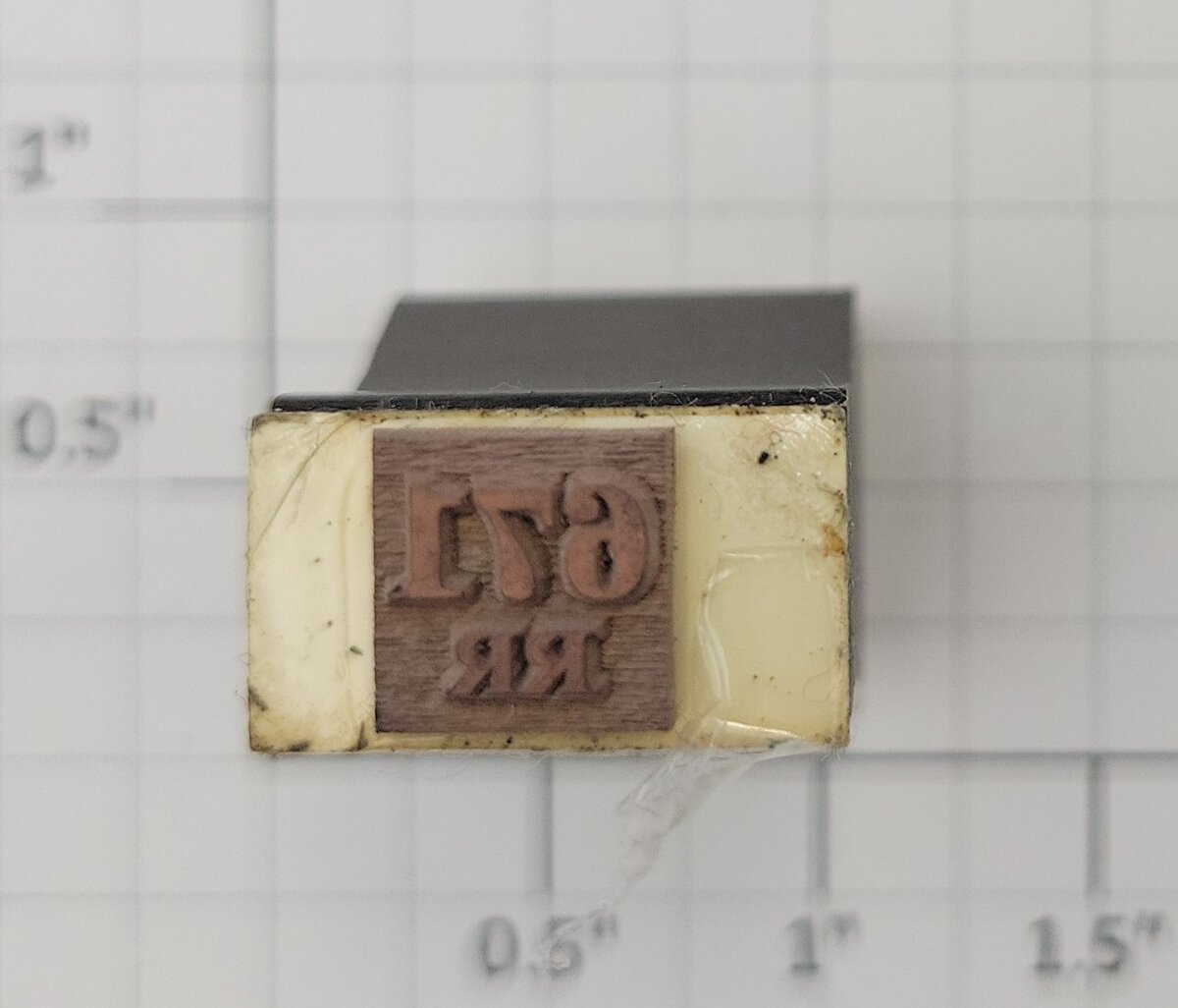 Lionel RS-671RR Steam Locomotive Rubber Stamp #671RR