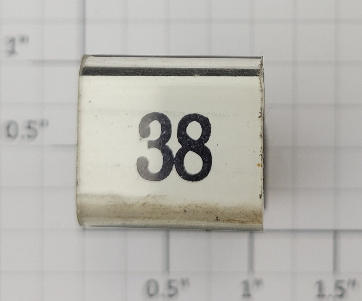 Lionel RS-38 Electric Locomotive Rubber Stamp #38
