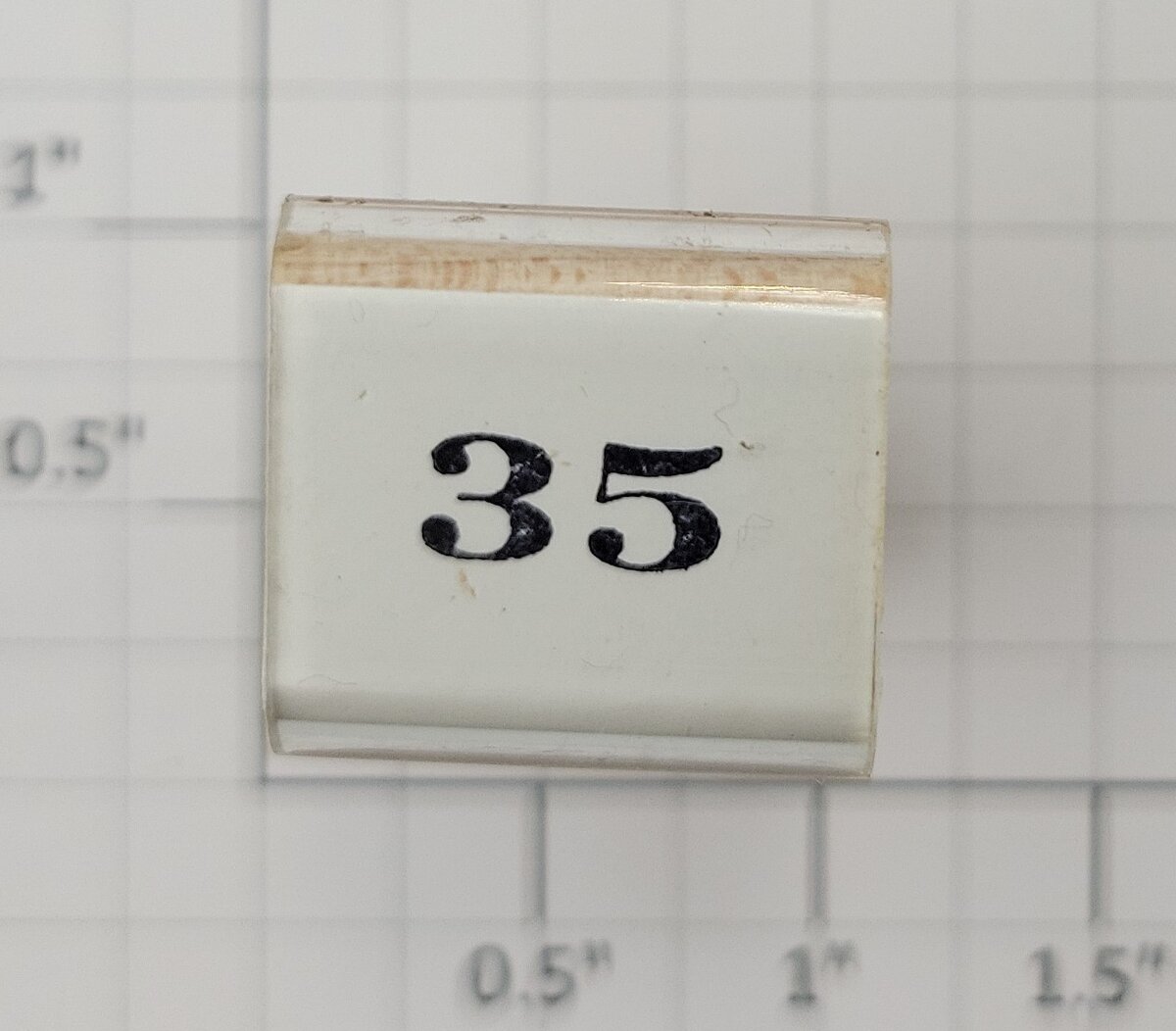 Lionel RS-35 Pullman Passenger Car Rubber Stamp #35