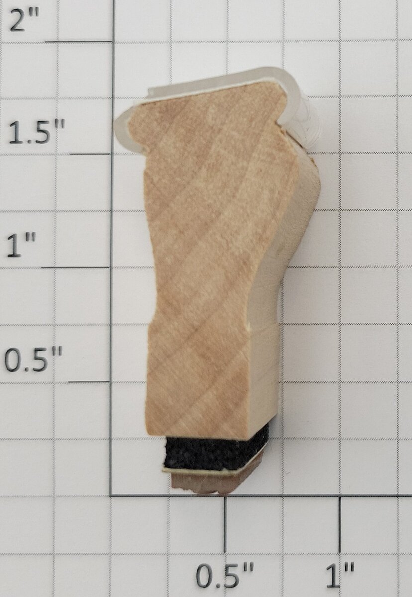 Lionel RS-36 Observation Car Rubber Stamp #36
