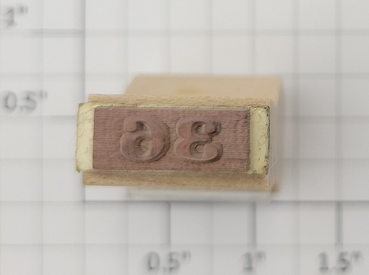 Lionel RS-36 Observation Car Rubber Stamp #36