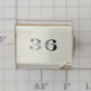Lionel RS-36 Observation Car Rubber Stamp #36