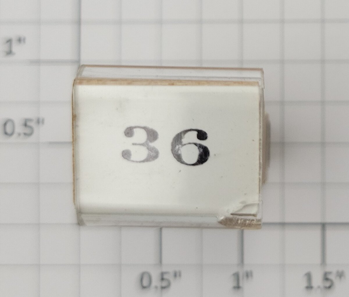 Lionel RS-36 Observation Car Rubber Stamp #36