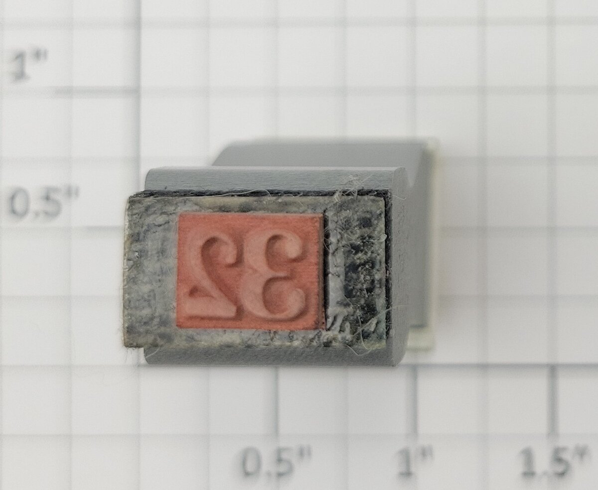 Lionel RS-32 Baggage and Railway Post Office Car Rubber Stamp #32