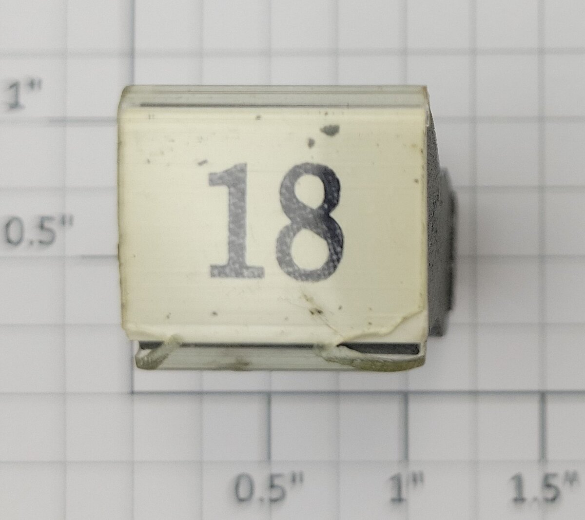 Lionel RS-18 Ballast / Gondola Car Rubber Stamp #18