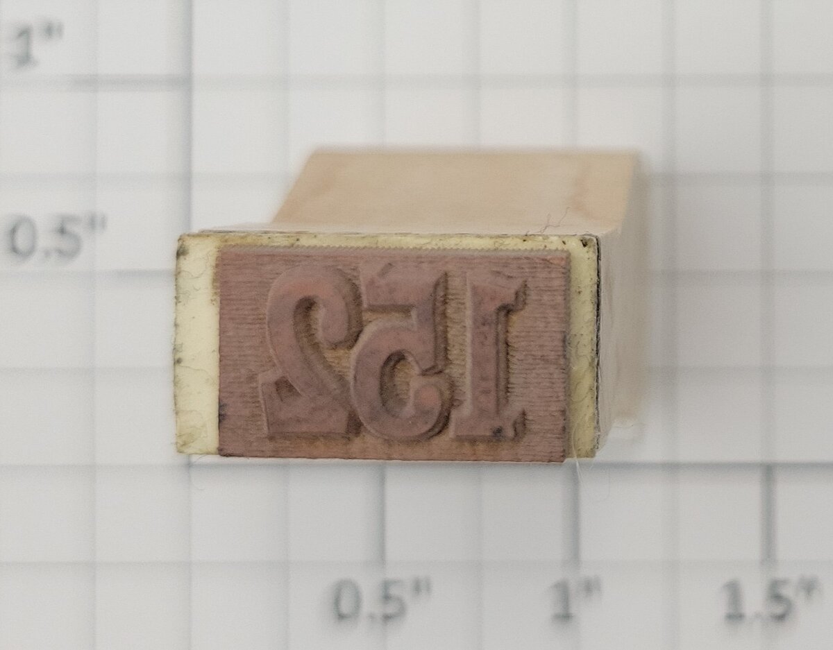 Lionel RS-152 Electric Locomotive Rubber Stamp #152