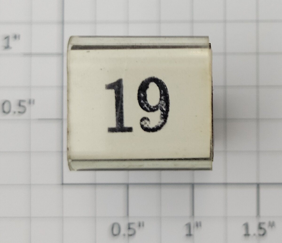 Lionel RS-19 Caboose Rubber Stamp #19