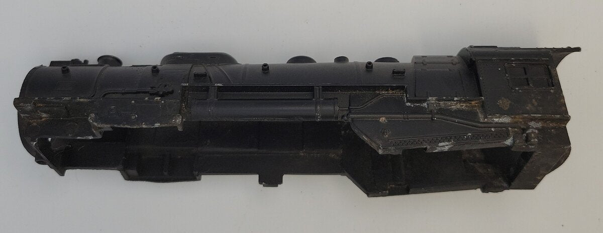 Lionel 646-3 Repainted Black Hudson 4-6-4 Steam Locomotive Shell