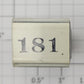 Lionel RS-181 Electric Locomotive Rubber Stamp #181
