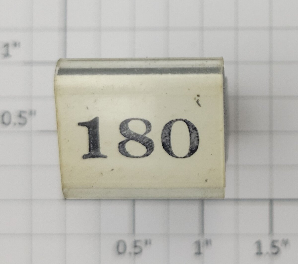 Lionel RS-180 Electric Locomotive Rubber Stamp #180