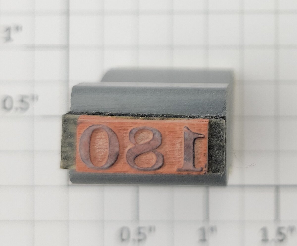 Lionel RS-180 Electric Locomotive Rubber Stamp #180