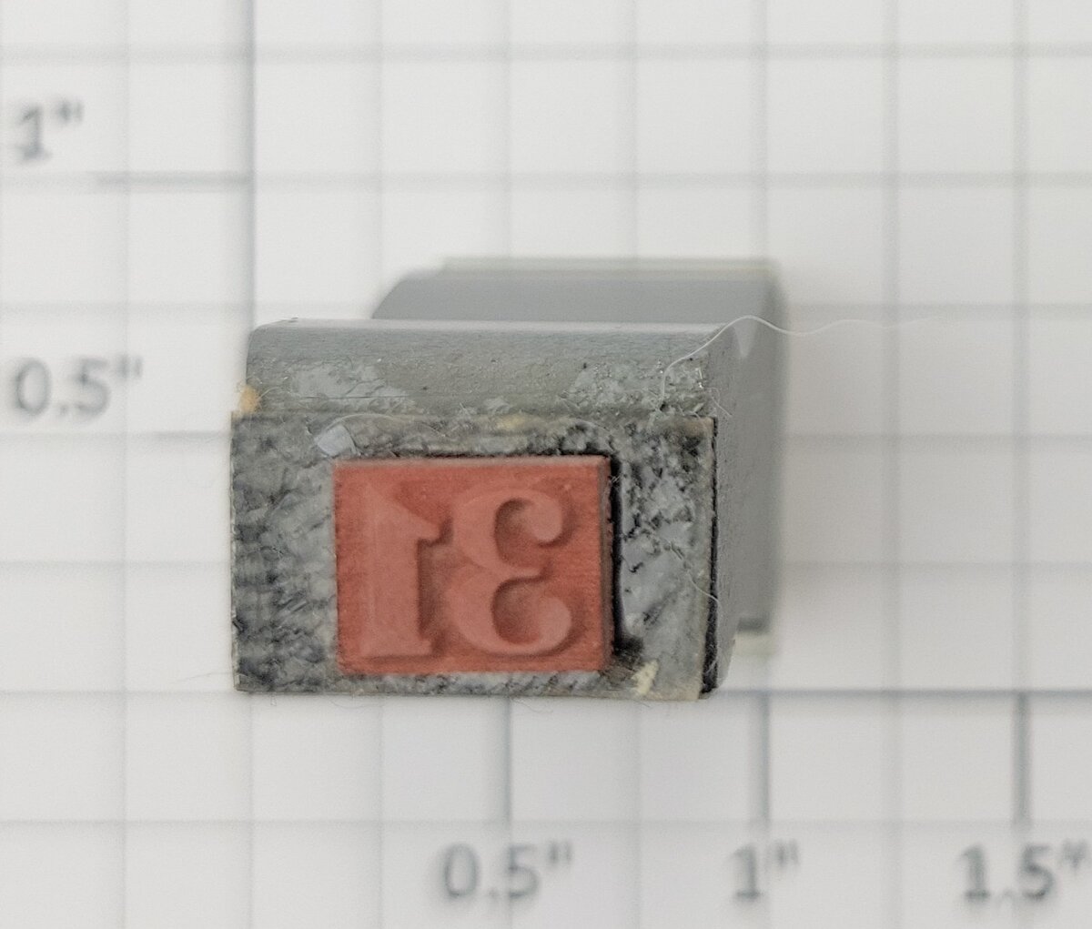 Lionel RS-31 Pullman Car Rubber Stamp #31
