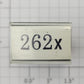 Lionel RS-262x Box Rubber Stamp #262x