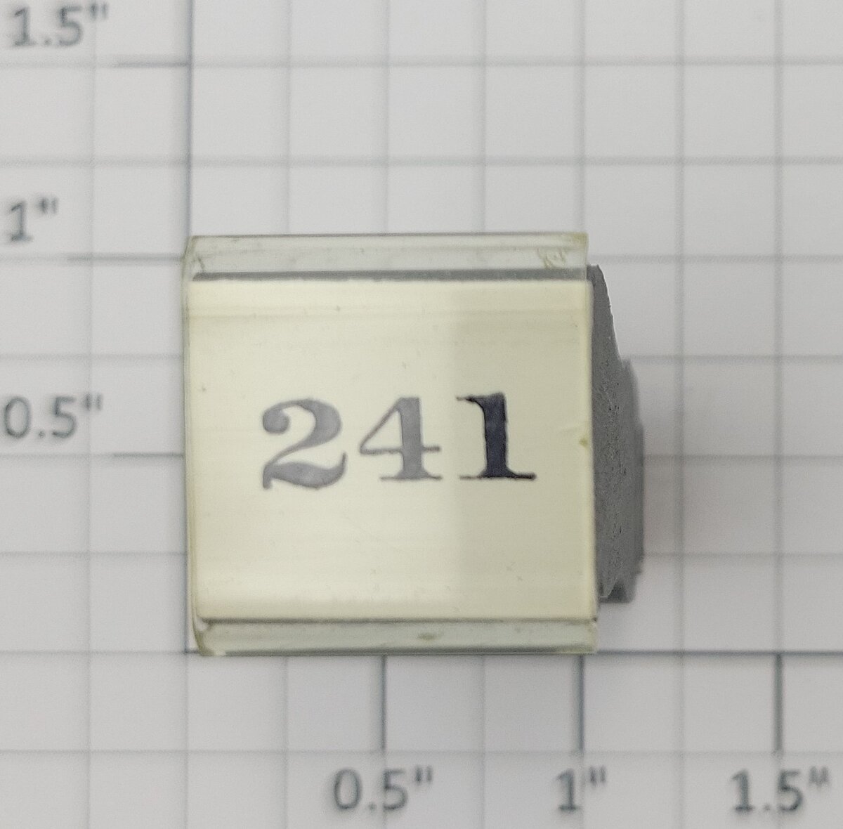 Lionel RS-241 Steam Locomotive Rubber Stamp #241