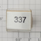 Lionel RS-337 Pullman Passenger Car Rubber Stamp #337