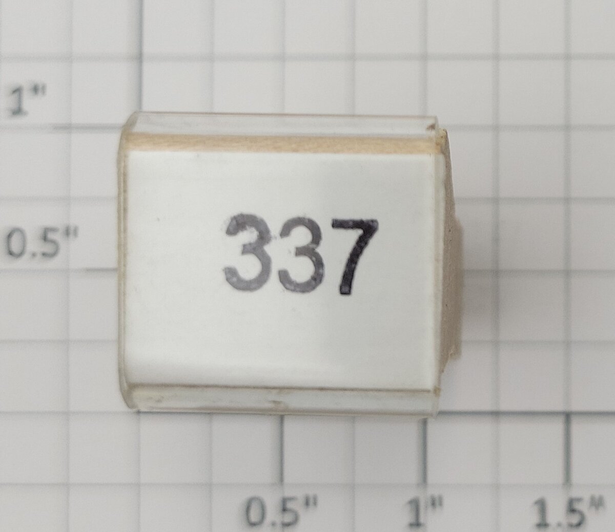 Lionel RS-337 Pullman Passenger Car Rubber Stamp #337