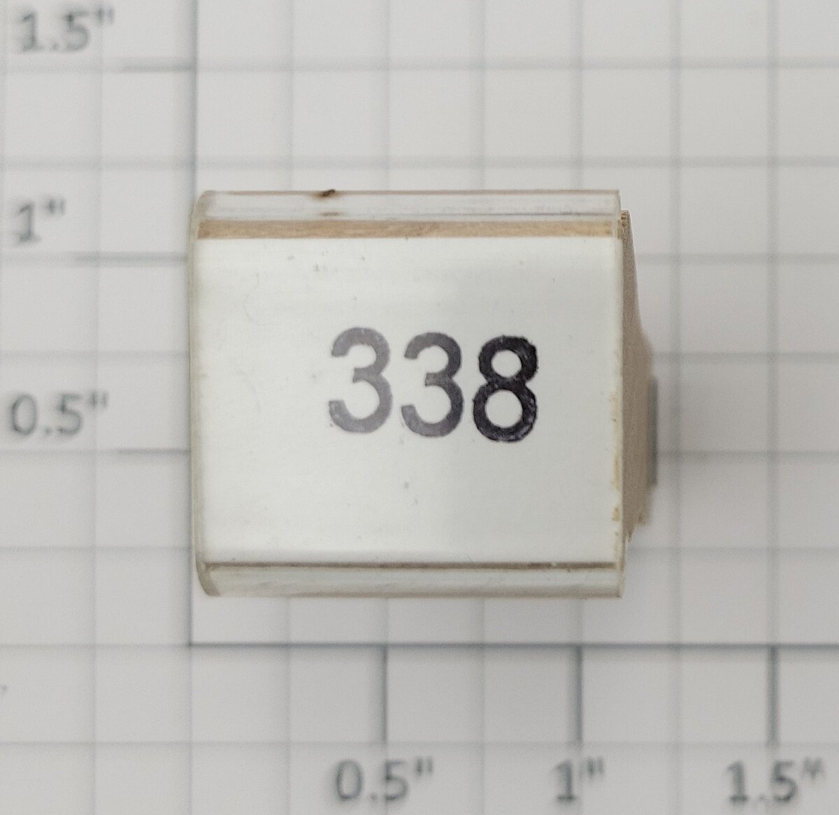 Lionel RS-338 Observation Car Rubber Stamp #338