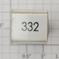 Lionel RS-332 Baggage Car Rubber Stamp #332