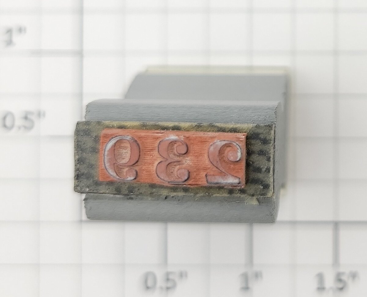 Lionel RS-239 Steam Locomotive Rubber Stamp #239