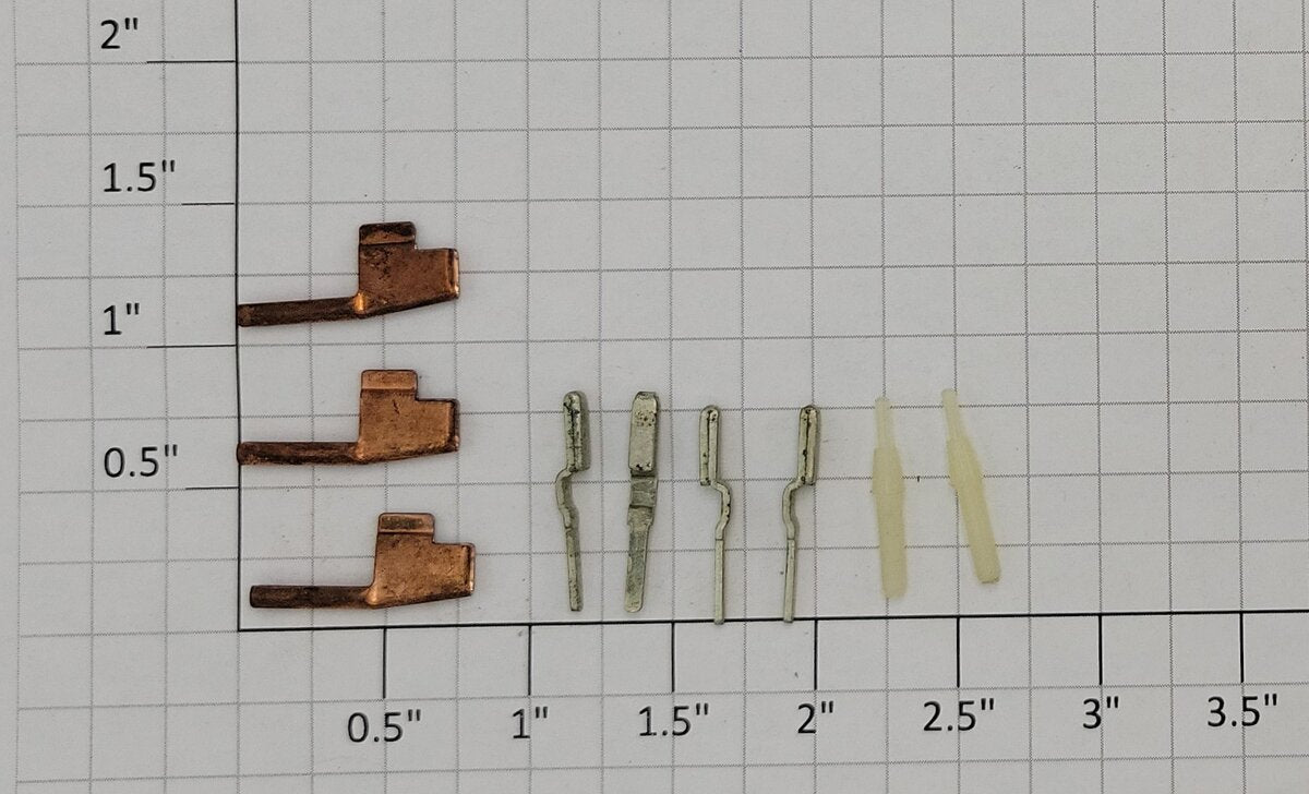 Lionel 1122-500 Super O Gauge / 1122 Switch Track Adapter Set in White Envelope