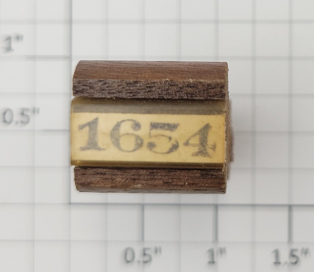 Lionel RS-1654 Steam Locomotive Rubber Stamp #1654