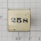 Lionel RS-258 Steam Locomotive Rubber Stamp #258