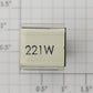 Lionel RS-221W Tender Frame Underside Rubber Stamp #221W