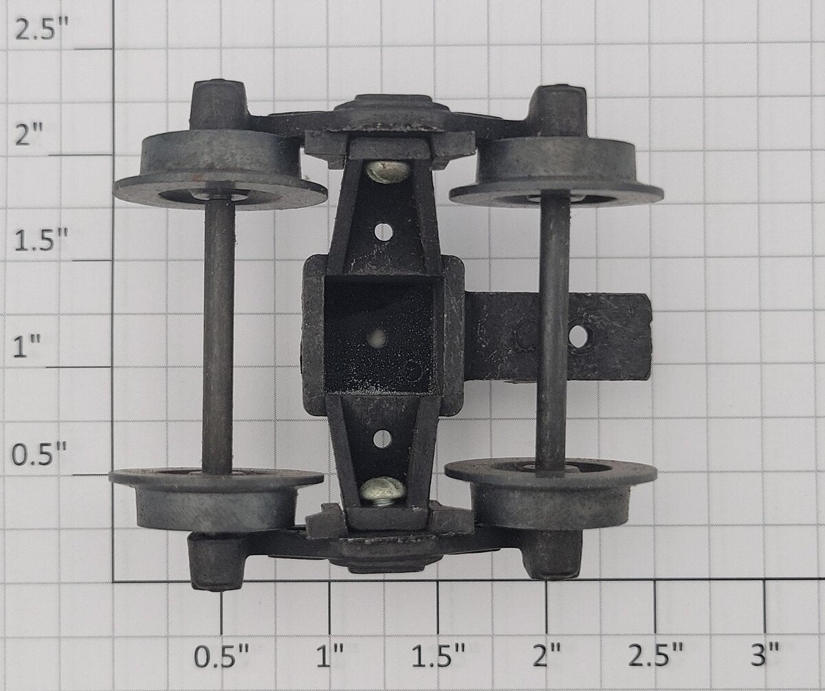 AMT 104-2 4-Wheel Diecast Freight Coupler Truck without Coupler