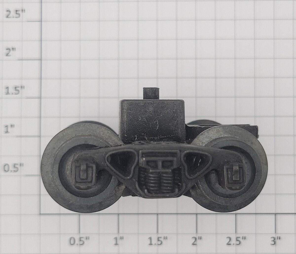 AMT 104-2 4-Wheel Diecast Freight Coupler Truck without Coupler
