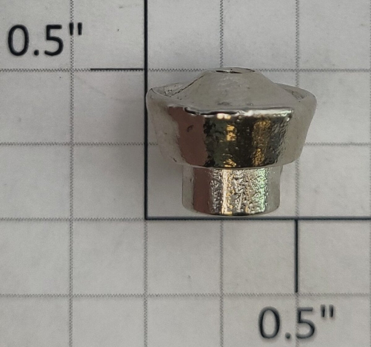 Lionel 465-35 Nickel Dispatching Station Acorn Roof Nut