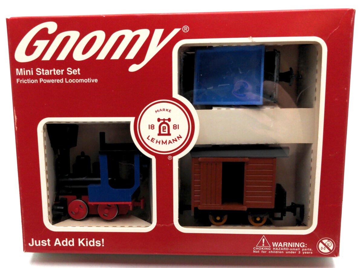 LGB 80981 G Scale Gnomy Mini Starter Set Friction Powered Locomotive