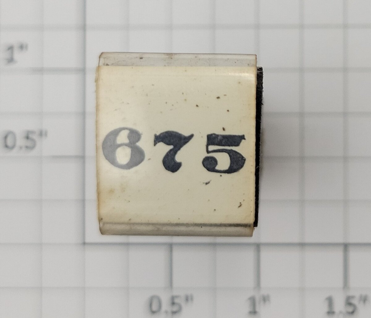 Lionel RS-675 Steam Locomotive Rubber Stamp #675